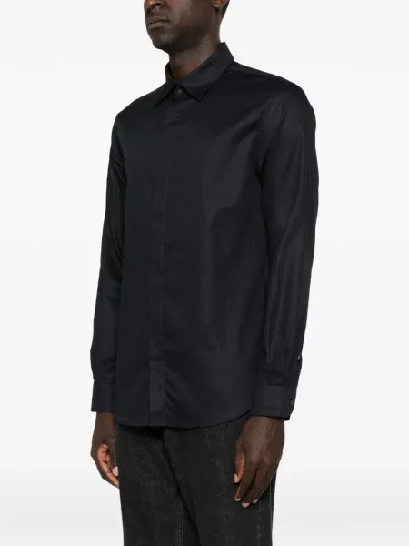 Jacquard košulja Emporio Armani plava