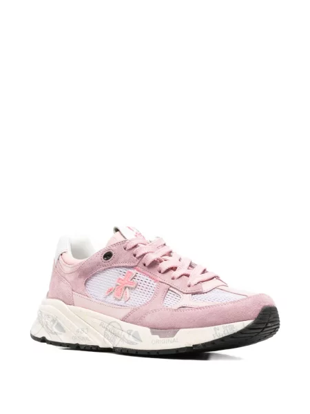 Sneakerși Premiata cu autograf roz