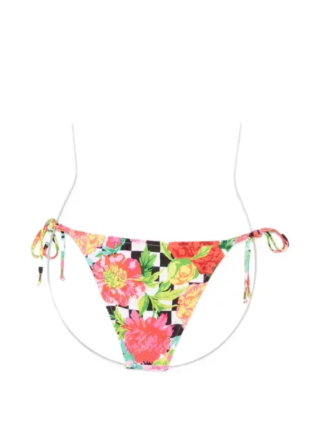 Virágos bikini Moschino nyomtatás fehér