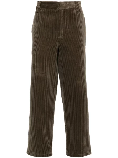 Pantaloni Golden Goose de catifea cord verde