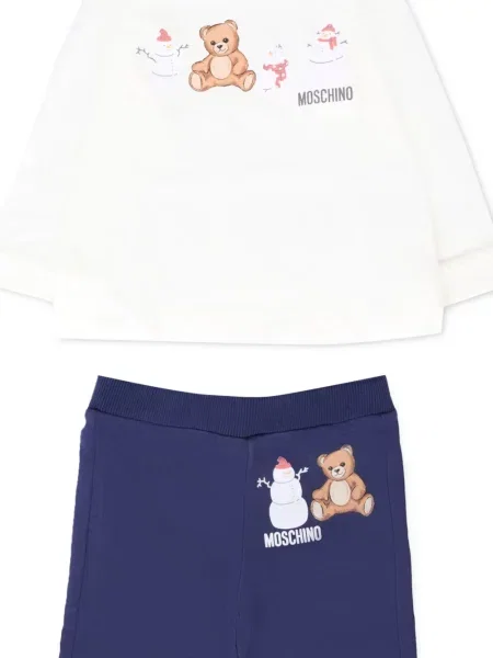 Komplet dresowy dziecięcy Moschino biały