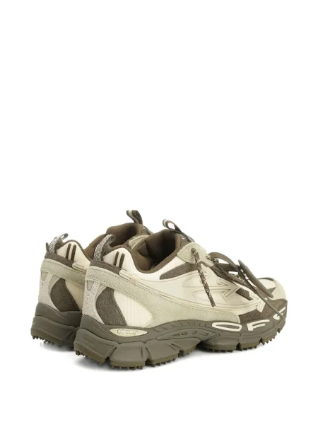 Маратонки Off-white с принт бяло