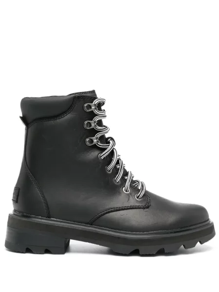 Cizme scurte Sorel din piele negru