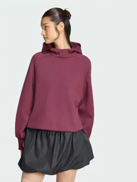 Худі adidas бордовий комбінований верх