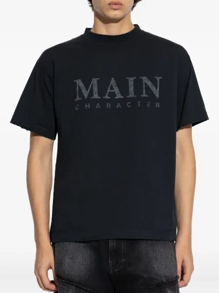 Tricou Balenciaga cu imagine negru