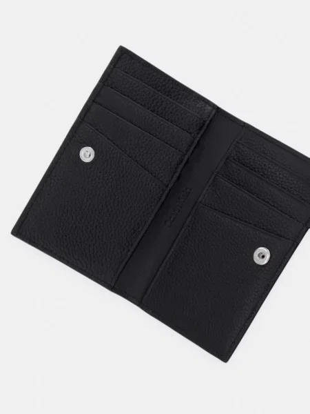 Calvin Klein etui na karty skórzane czarny