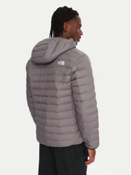 Vatovaná bunda The North Face šedá