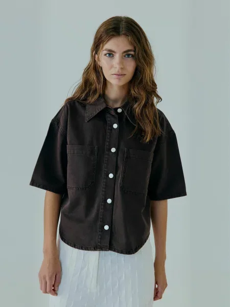 NORR Tricou Kenzie maro