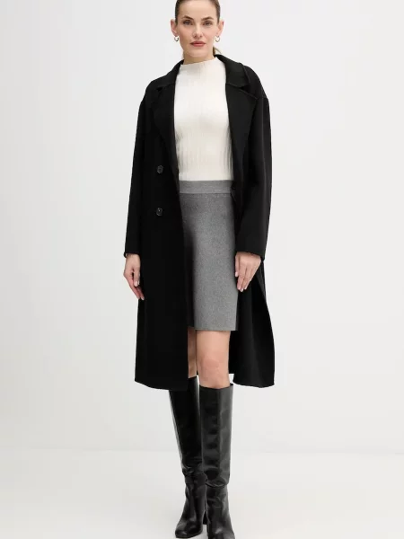 Спідниця United Colors of Benetton mini розкльошена сірий