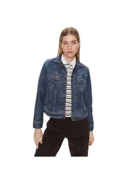 Kurtka jeansowa Lee Rider niebieska