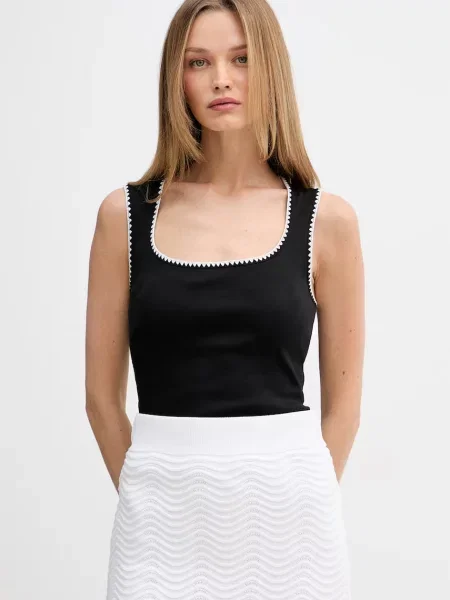 Top Tommy Hilfiger černý
