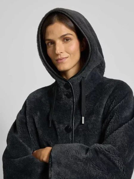 Kurtka z futerka z kapturem model ‘SEOUL’ Oakwood