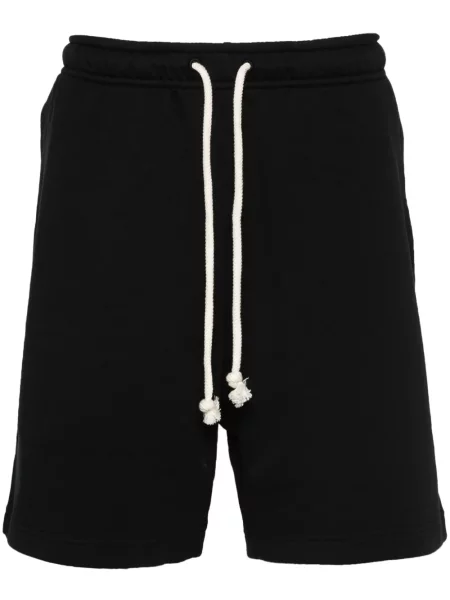 Pantaloni scurți Acne Studios din fleece negru
