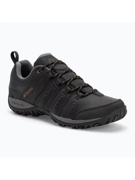 Încălțăminte de drumeție pentru bărbați Columbia Woodburn II Waterproof black/caramel negru
