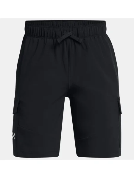Pantaloni scurți cargo copii Under Armour negru