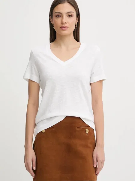 Sisley basic tričko s modalem béžové
