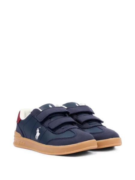 Sneakersy dziecięce Polo Ralph Lauren niebieskie