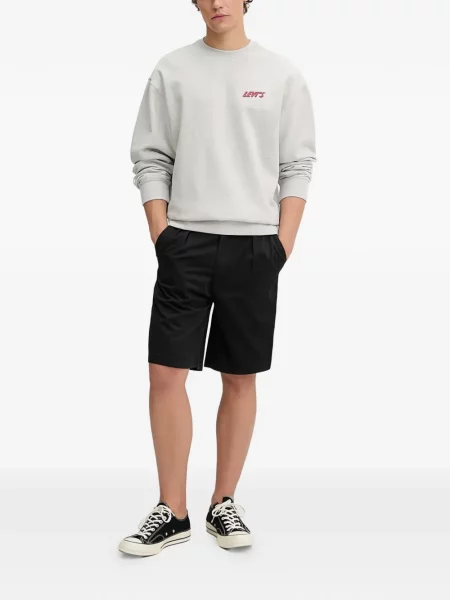 Scurt pantaloni scurți Levi's® cu broderie cu dungi alb