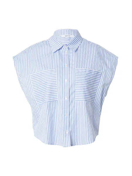 ABOUT YOU Bluza Piper svetlo modra bela