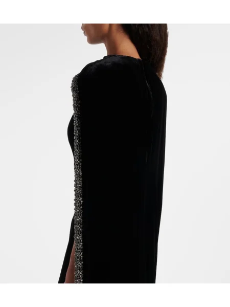 Rochie Roland Mouret de catifea negru