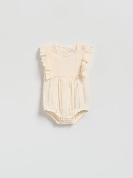 Reserved Fodros muszlin body testszínű