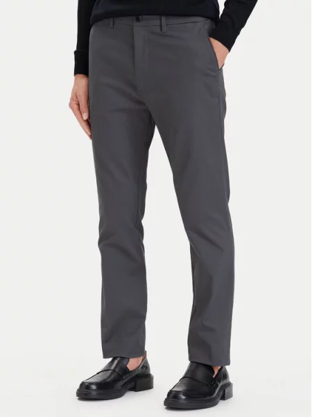 Chino kalhoty Calvin Klein šedé