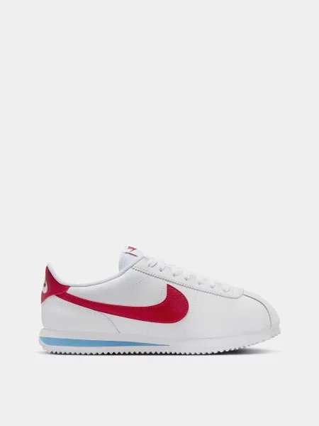 Кожаные кроссовки Nike Cortez белые