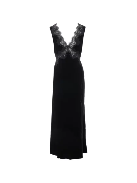 Rochie midi Rixo de catifea negru
