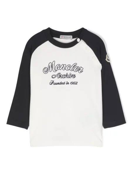 Koszulka dziecięca Moncler Enfant biała
