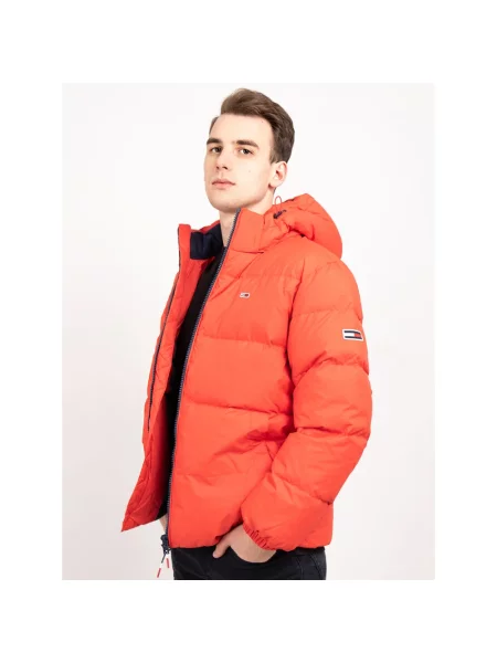 Kurtka puchowa Tommy Hilfiger czerwona