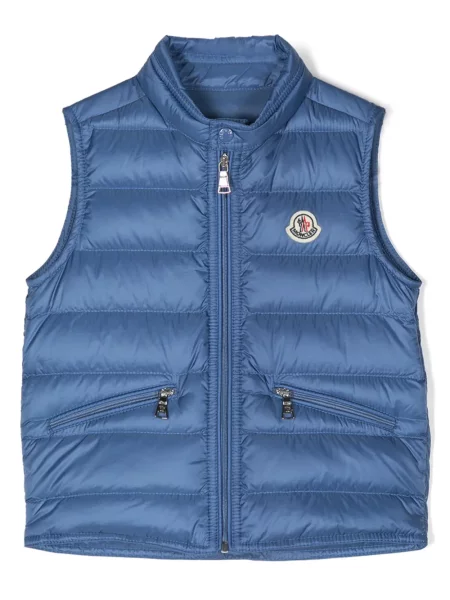 Kamizelka dziecięca Moncler Enfant niebieska