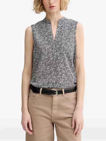 Top Marc O'polo fără mâneci cu imagine negru