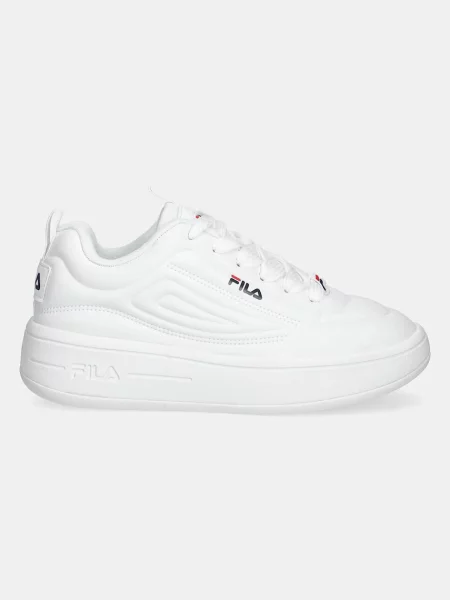 Sneakersy Fila ze skóry ekologicznej białe
