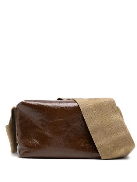 Geanta de piele Uma Wang din piele maro