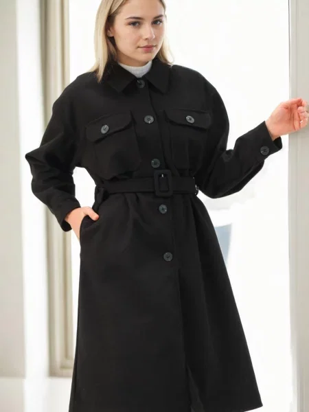 Palton Dewberry negru