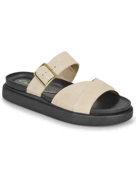 Mules Clarks bež