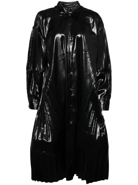 Sukienka Junya Watanabe plisowana garniturowa czarna