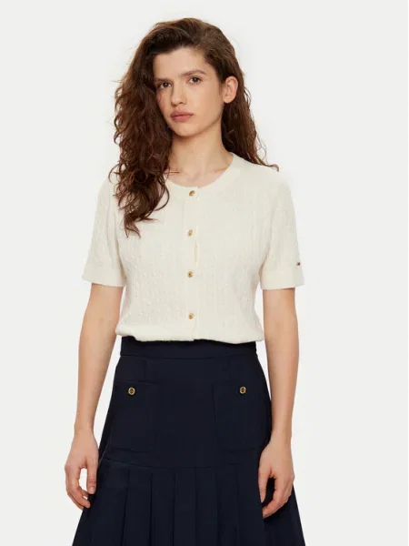 Tommy Hilfiger Kardiganas Écru