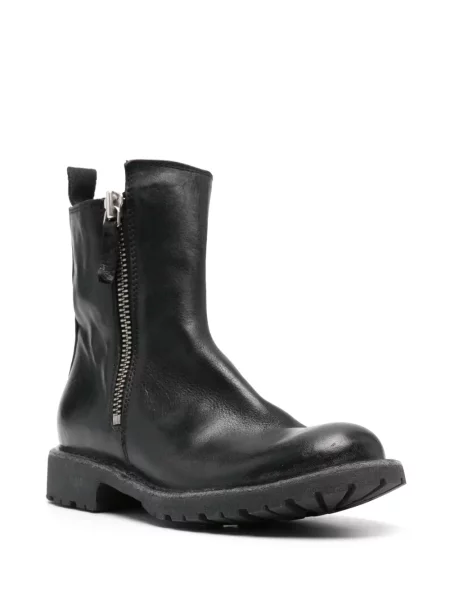 Cizme scurte Moma din piele negru