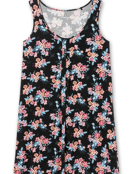 SHEEGO Rochie de plaja azur / portocaliu piersică / roz pal negru