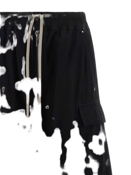 Șnur de strângere pantaloni Rick Owens Drkshdw negru