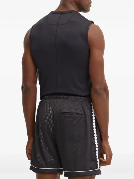 Pantaloni scurți Puma cu imagine plasă negru