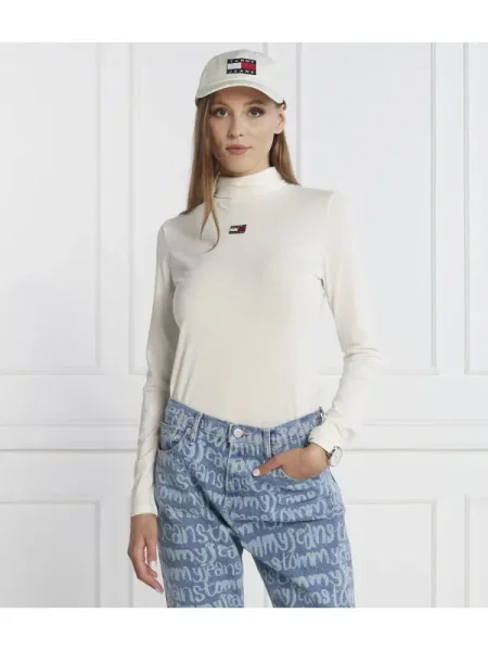 Bluză Tommy Jeans alb