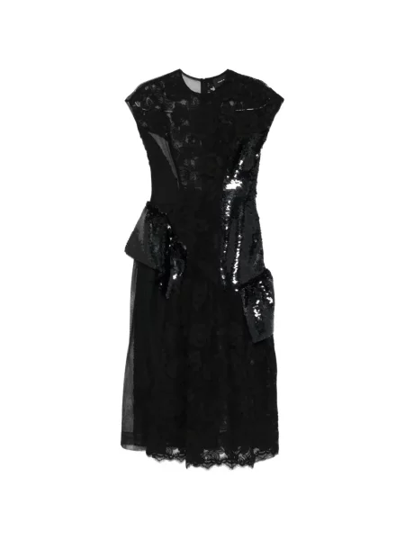 Rochie midi Simone Rocha negru