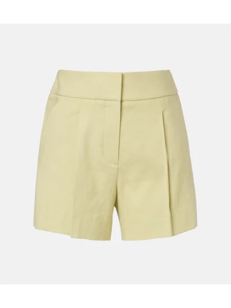Pantaloni scurți Veronica Beard de in verde