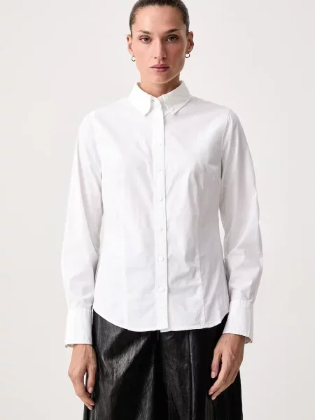 Levi's cămașă de damă din cu SLIM POPLIN alb