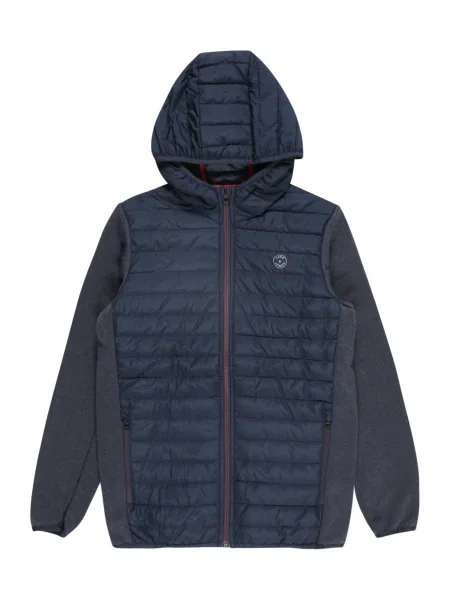 Jack & Jones Junior Geacă de primăvară-toamnă JJEMulti bleumarin / roșu alb