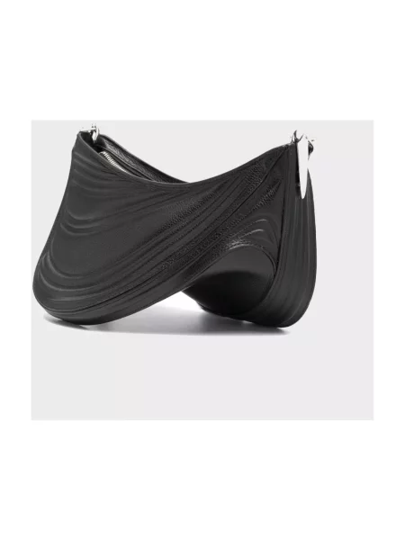 Torebka Mugler skórzana czarna