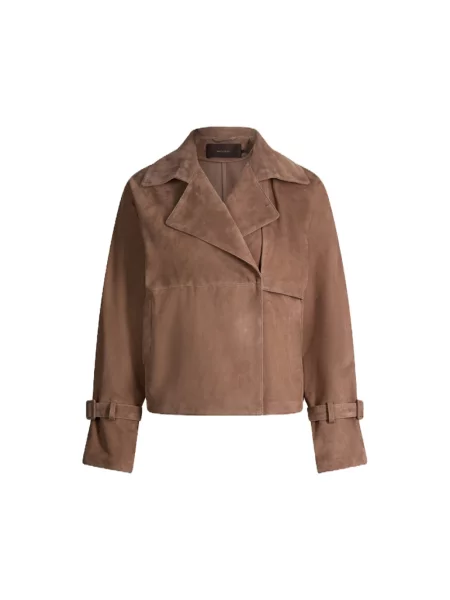 Kurtka skórzana Windsor brązowa