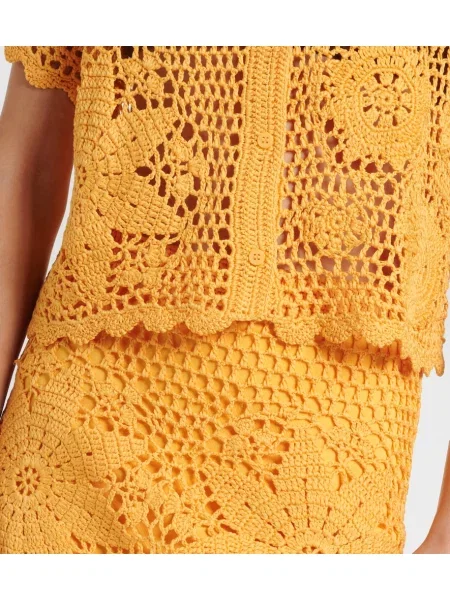 Cămașă Simkhai cu model floral galben